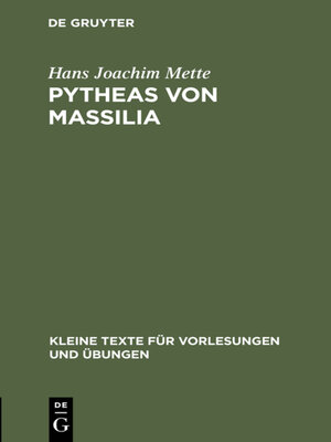 cover image of Pytheas von Massilia